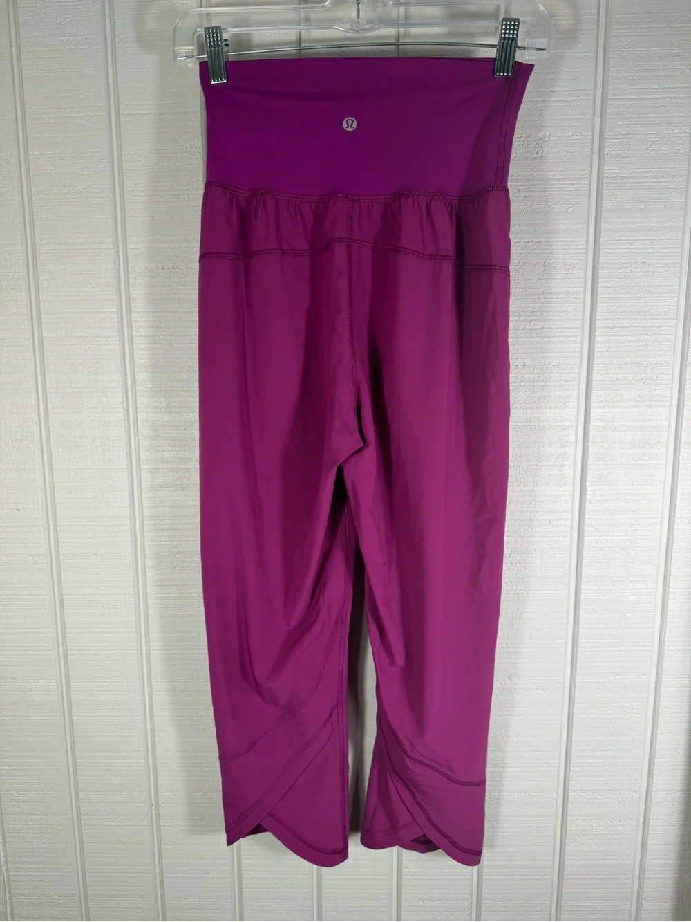 Lululemon Tranquil Crop Regal Plum Pink Pants Fuchsia